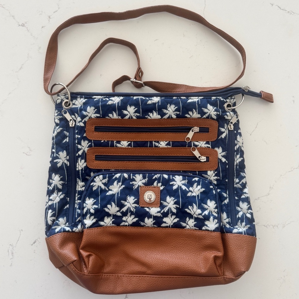 Stone Mountain Blue Quilted Handbag